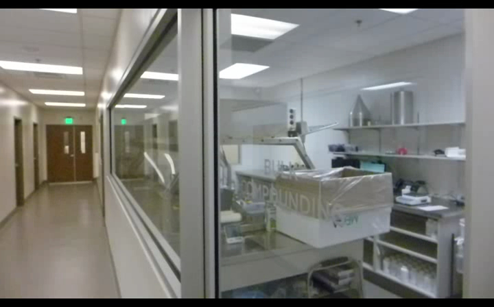 Laboratory and compounding in various clean rooms in Pensacola, Florida.
