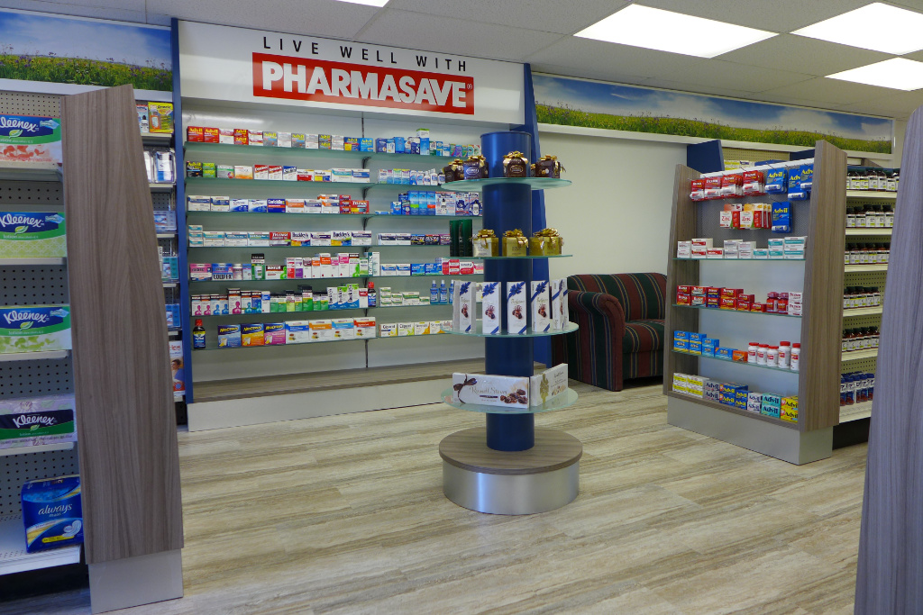 Front End, Pharmasave Pharmacy, Apotheke bei AT Design Team